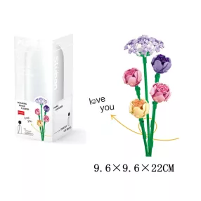 Sluban Flowers - Bazsarózsa építőjáték készlet