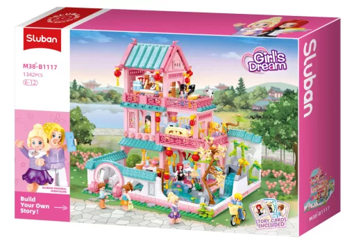Sluban Girl's Dream - Kínai villa építőjáték készlet