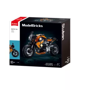   Sluban Model Bricks - Narancssárga színű G310MS motor építőjáték készlet