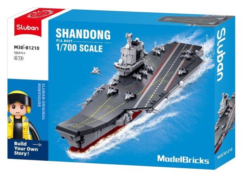 Sluban Model Bricks Army - Shandong repülőgép-hordozó