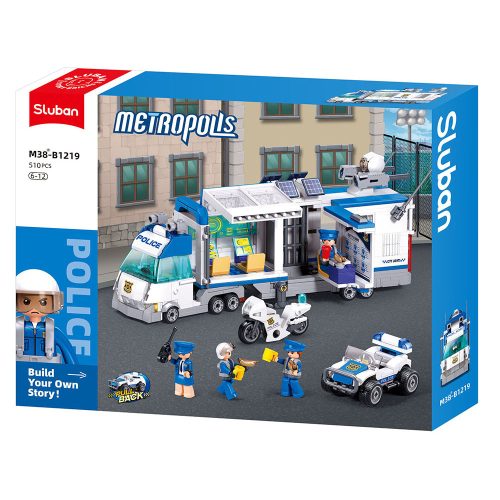 Sluban Metropolis - Rendőrségi beavatkozó egység építőjáték készlet