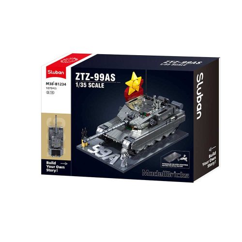 Sluban Model Bricks Army - ZTS-99AS tank építőjáték készlet