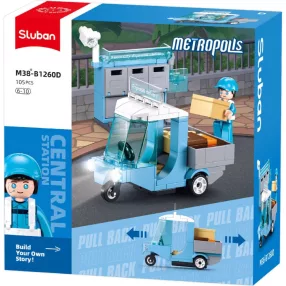 Sluban Metropolis - Postakocsi építőjáték készlet