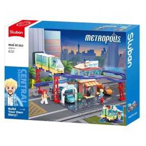 Sluban Metropolis - Busz shop építőjáték készlet