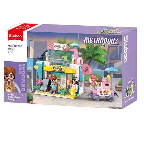 Sluban Metropolis - Slubucks kávézó építőjáték készlet