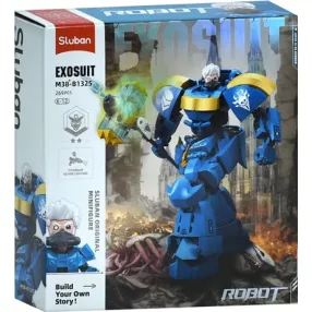 Sluban Exosuit -  Kék robotharcos építőjáték készlet