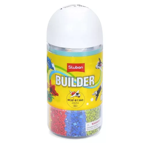 Sluban Builder - Színes építőjáték alap készlet - 251 darabos