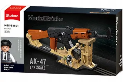 Sluban Model Bricks - AK-47 Gépkarabély építőjáték készlet