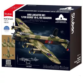   Sluban Model Bricks - Lancaster MK1 nehézbombázó építőjáték készlet