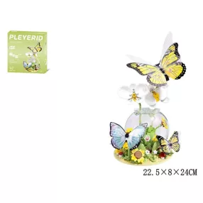   Sluban Flowers - Pillangó és orchidea építőjáték készlet