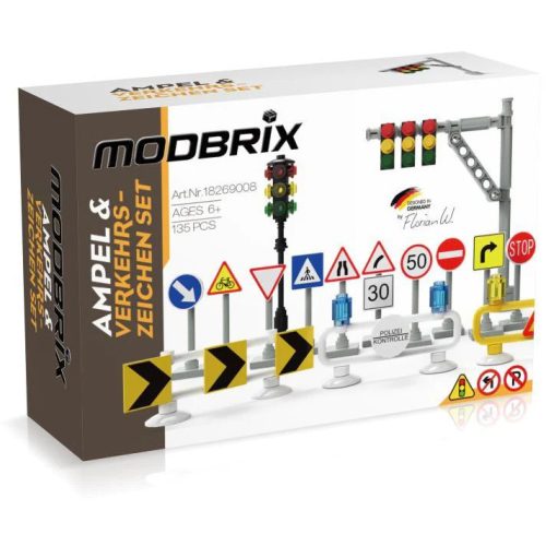 Modbrix - Közlekedési táblák építőjáték szett