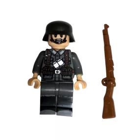   Katonai építőjáték figura - világháborús német katona