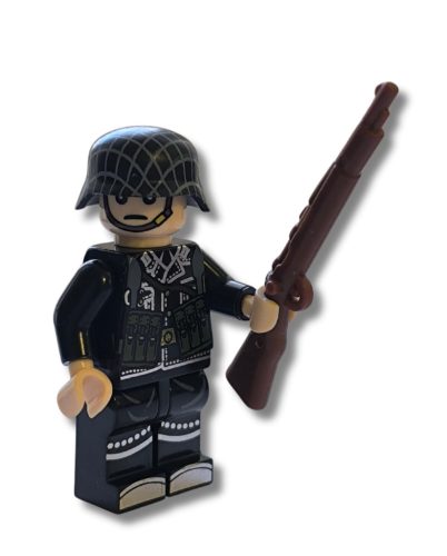 Katonai építőjáték figura - világháborús német katona