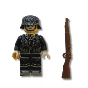   Katonai építőjáték figura - világháborús német gyalogos katona