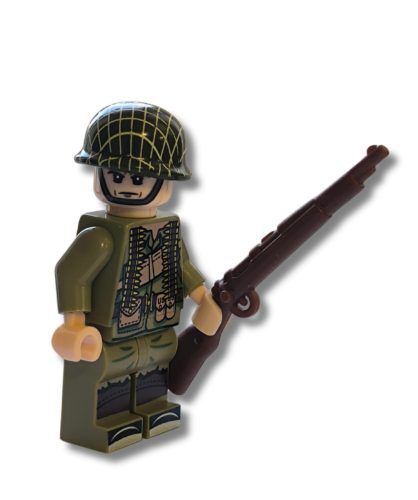 Katonai építőjáték figura - világháborús amerikai katona