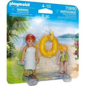 Playmobil -Fürdőző anya-lánya duópack