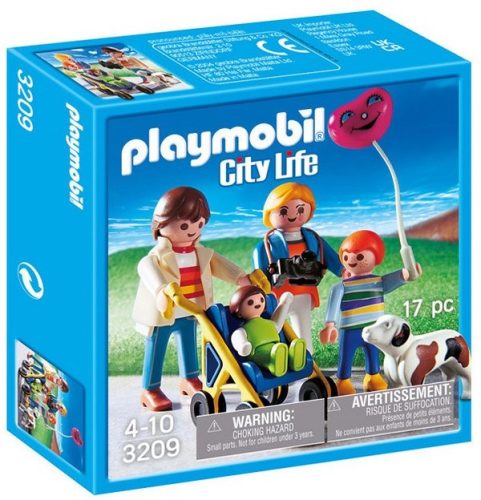 Playmobil - Családi séta babakocsival és kutyussal