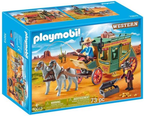 Playmobil - Western postakocsi játékszett 