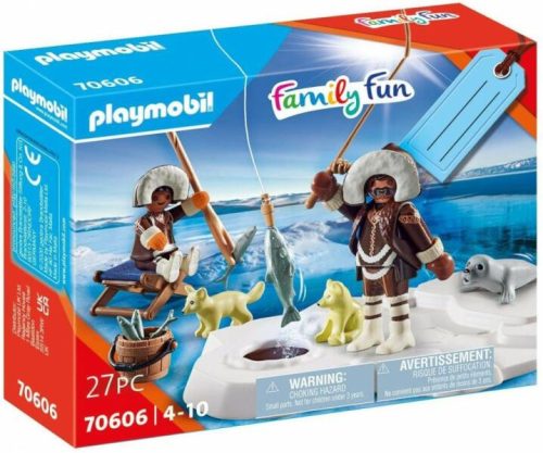Playmobil - Eszkimó családi horgászat játékszett 