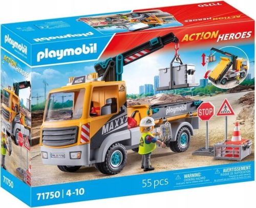 Playmobil Action Heroes - Darus teherautó játékszett
