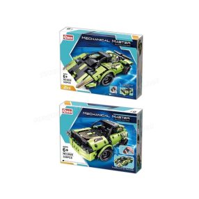   Qihui - 2 az 1-ben távirányítós terepjáró építőjáték készlet - zöld