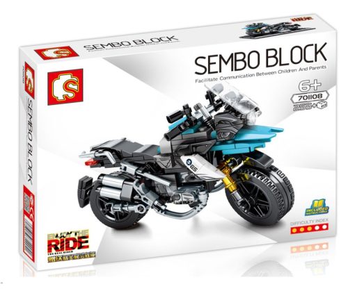 Sembo Block - Versenymotor építőjáték készlet