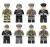 Katonai építőjáték figura szett - 8 db különböző második világháborús katonafigura
