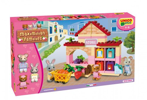 Unico Maximillian Family - Szupermarket építőkocka szett