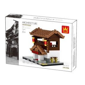   Wange Architecture - Kínai étterem építőjáték készlet