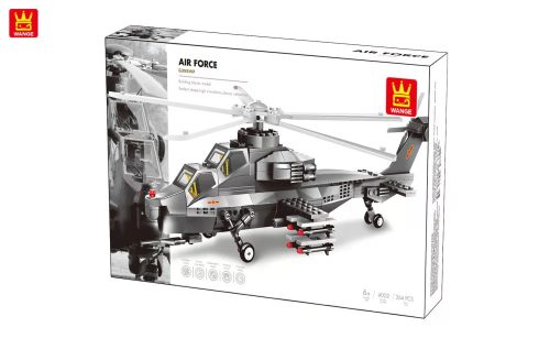 Wange - Katonai helikopter építőjáték készlet