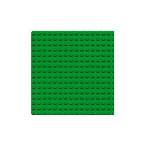 Wange 12×12 cm-es alaplap építőjátékokhoz - zöld