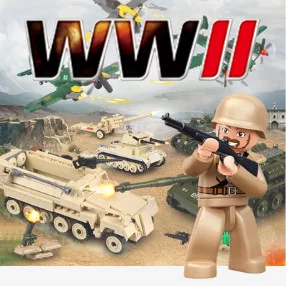 Sluban WWII - katonai történelmi építőjáték készletek