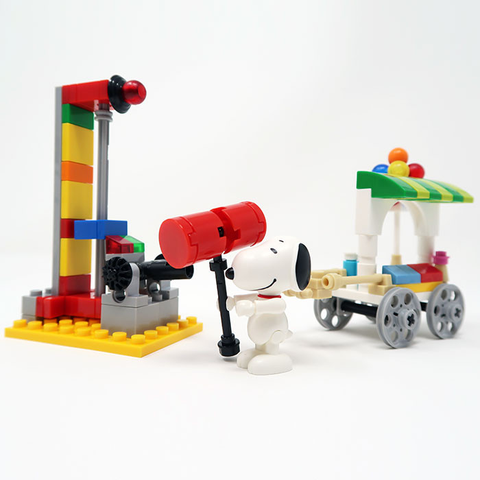 Snoopy - Karnevál építőjáték készlet