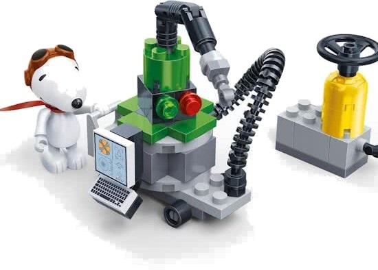 Snoopy műhely építőjáték készlet