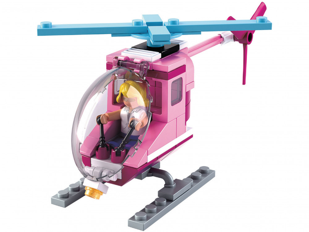 Sluban Girl&#039;s Dream - Tengerparti helikopter építőjáték készlet