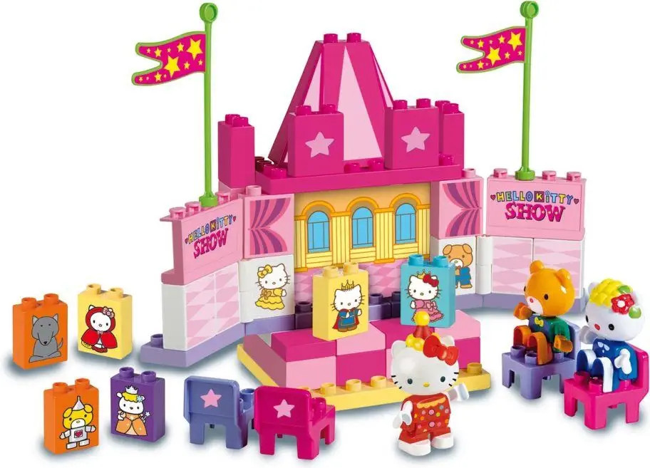 Unico - Hello Kitty Szabadtéri színpad építőkocka szett
