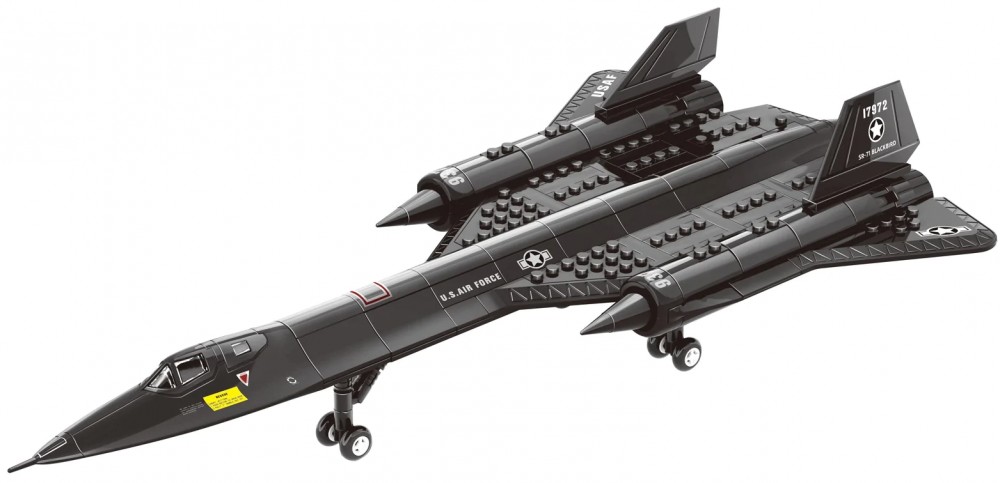 Wange - SR-71 Blackbird felderítő repülőgép építőjáték készlet