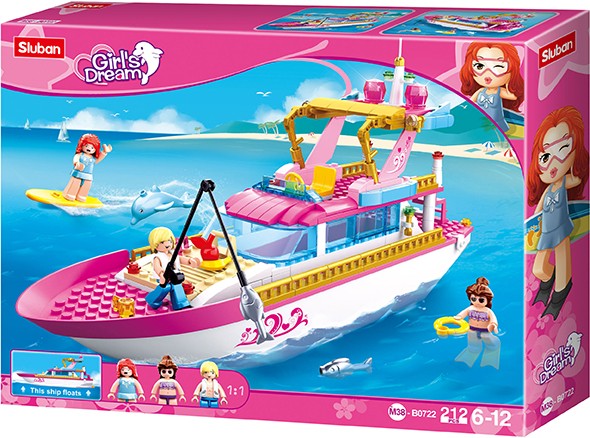 Sluban Girl&#039;s Dream - Jacht építőjáték készlet 